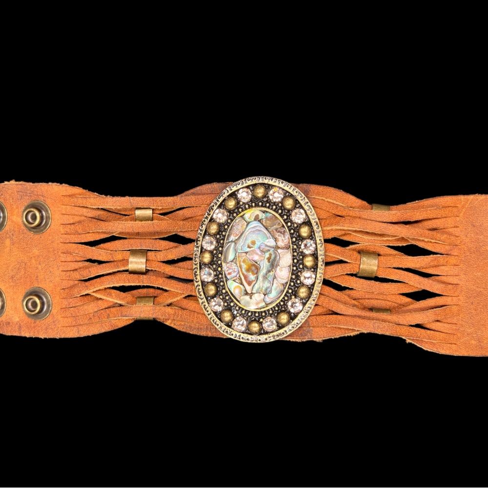 Leather Rock USA bracelet